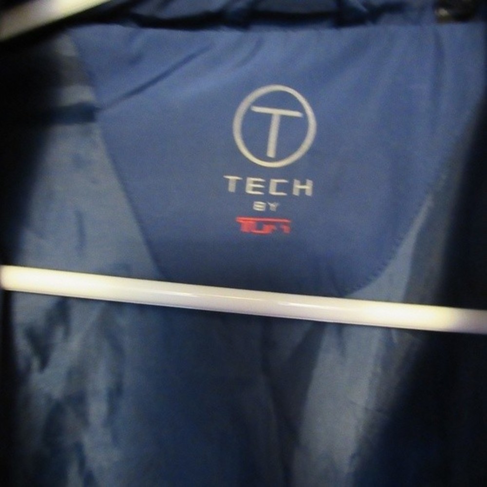Tumi Tech Packable Blue Jacket Coat - image 4